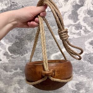 CB2 Brand New Terracotta Hanging Planter